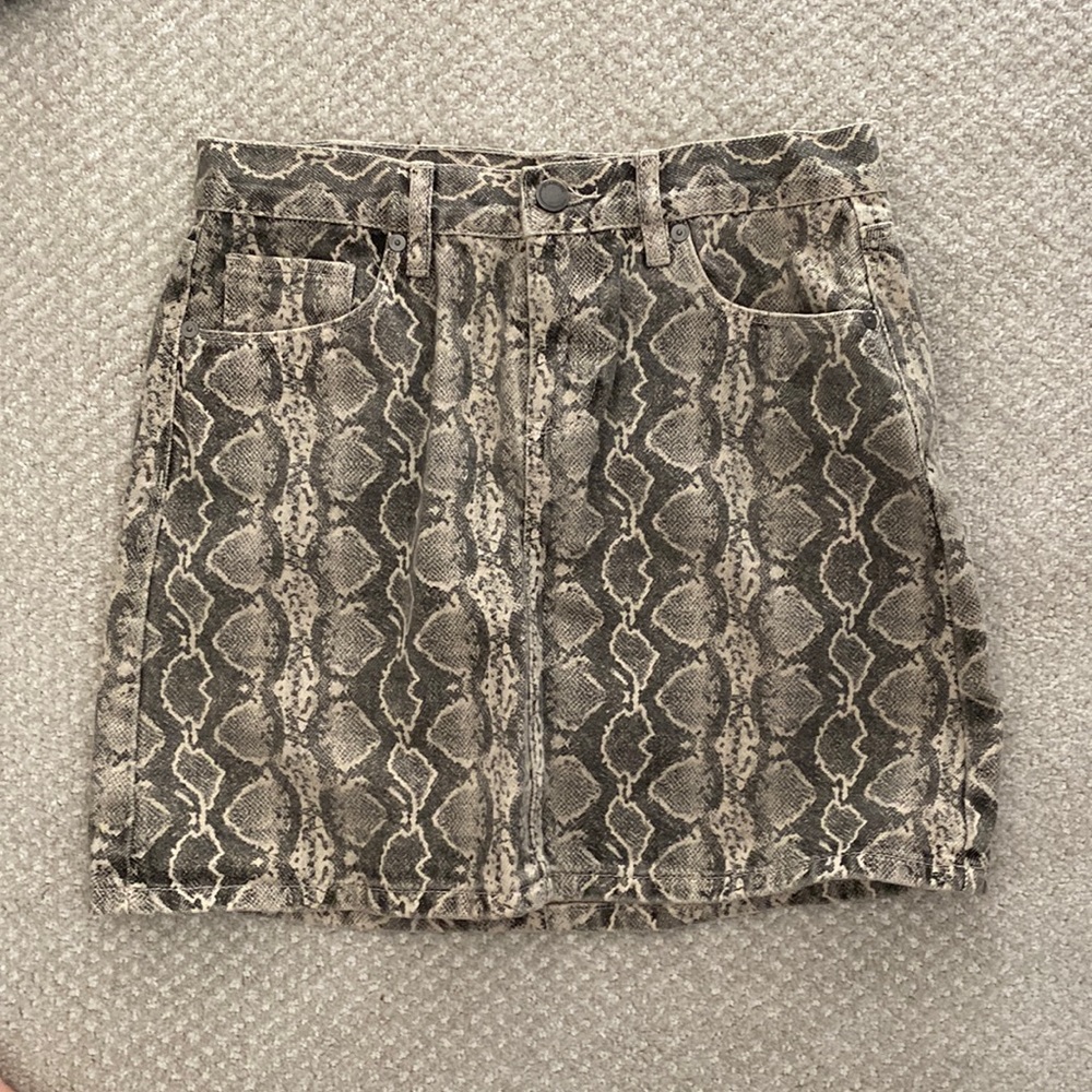 Blanknyc Python Mini Skirt Size 27 - image 2
